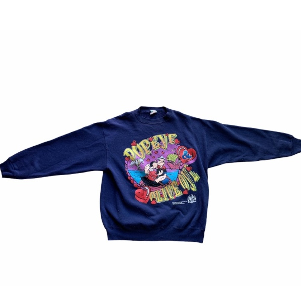 ✶ ✶EARLY 90s POPEYE’s GRAPHIC CREWNECK ✶